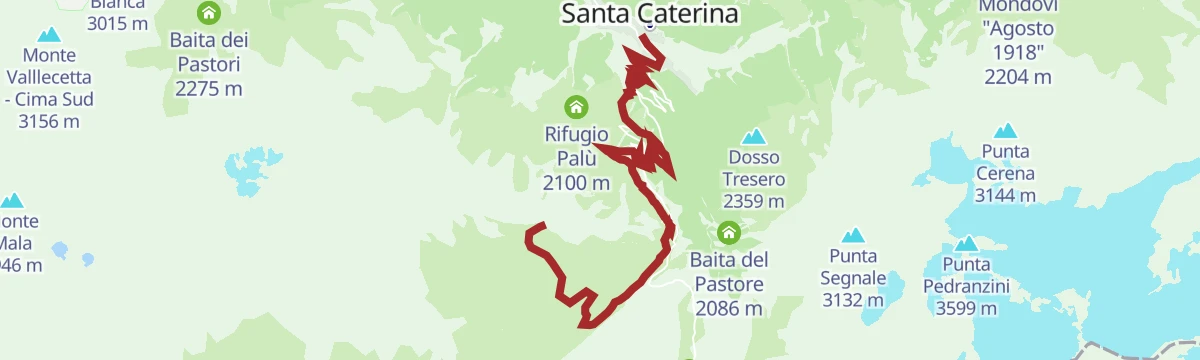 Route map: Stelvio Natural Trail: Sunny Valley Tour